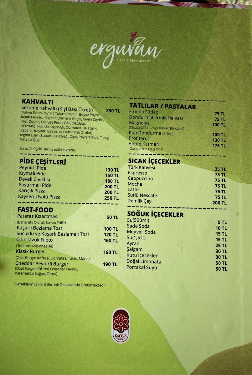 Menu Erguvan Restoran Kaytur-8