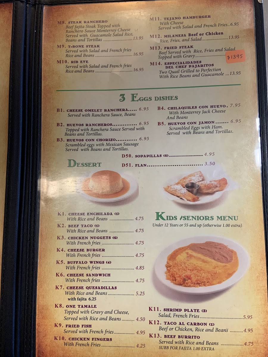 Menu Ernesto's Mexican Restaurant-10
