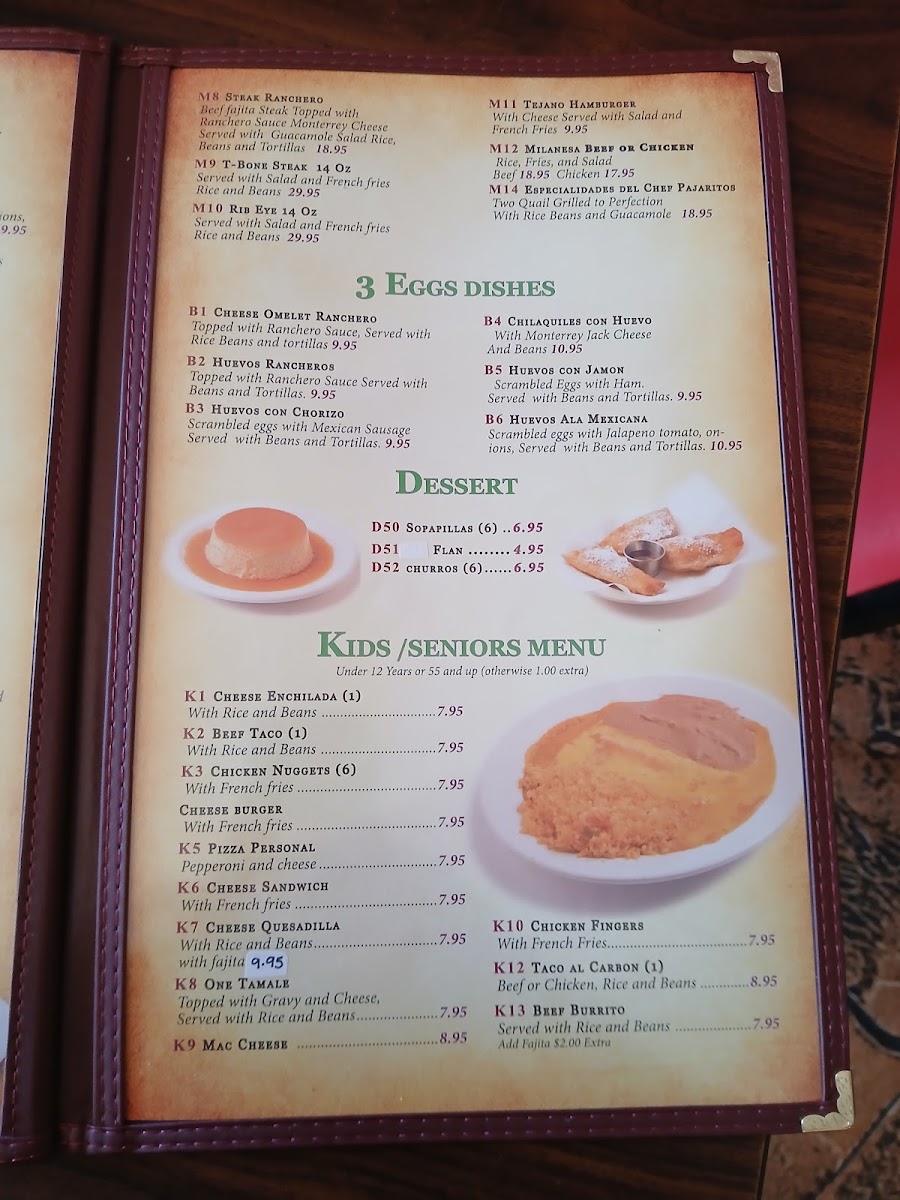 Menu Ernesto's Mexican Restaurant-2
