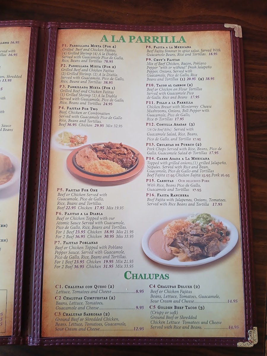 Menu Ernesto's Mexican Restaurant-5