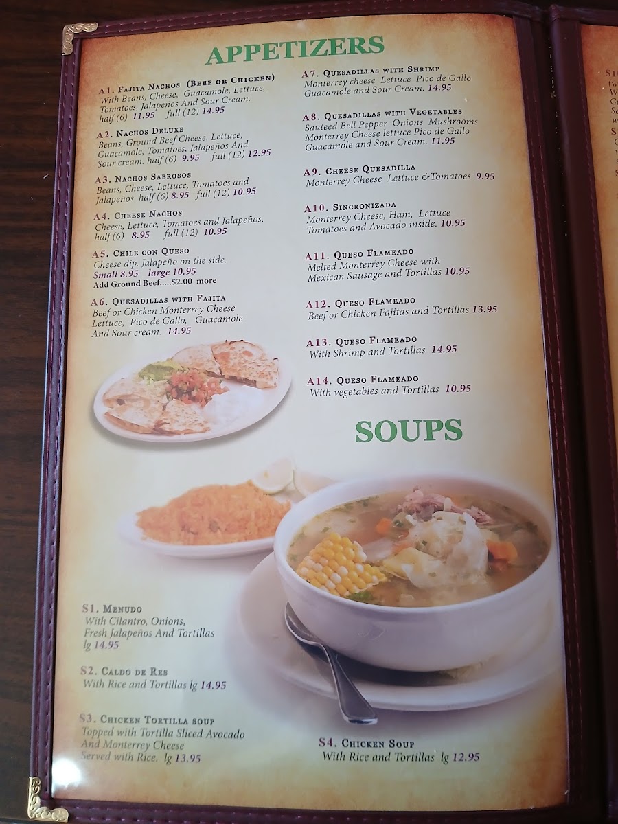 Menu Ernesto's Mexican Restaurant-7