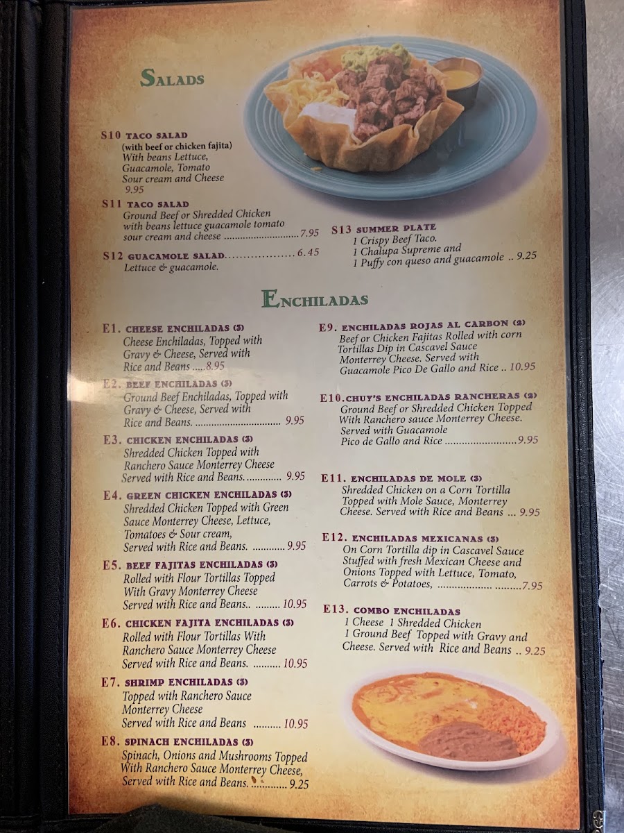 Menu Ernesto's Mexican Restaurant-9