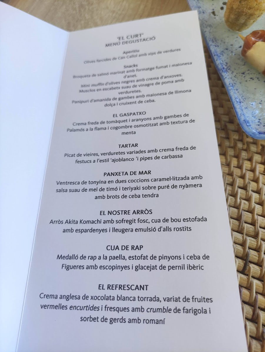 Menu Es Portal Hotel Gastronòmic - Es Portal Restaurant-6
