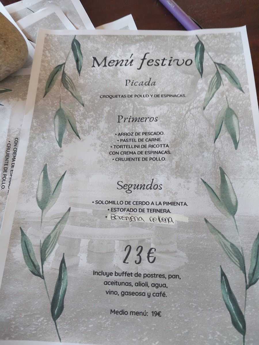 Menu Es Turó De Ses Alzines-2
