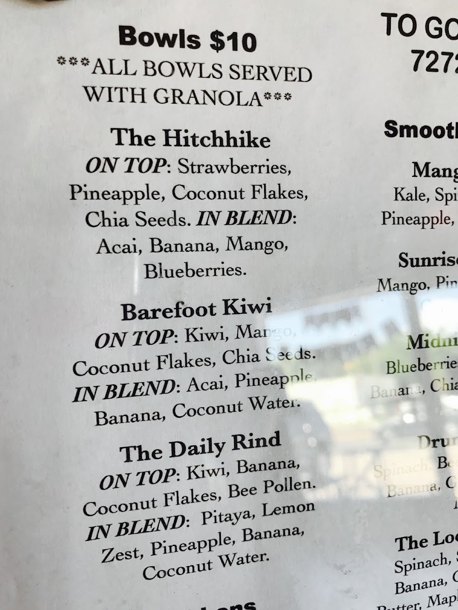 Menu Escape Root Juice + Coffee-7