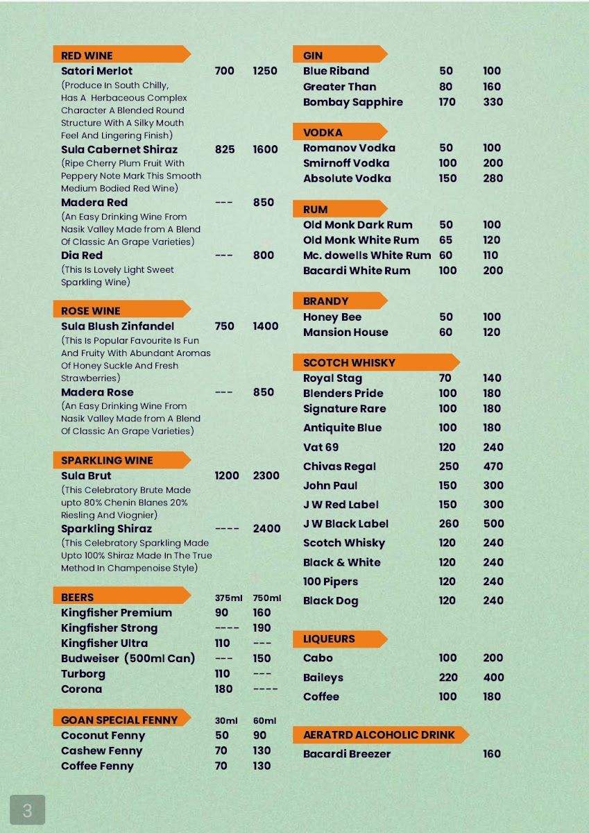 Menu Esco’S Sun N Moon-1