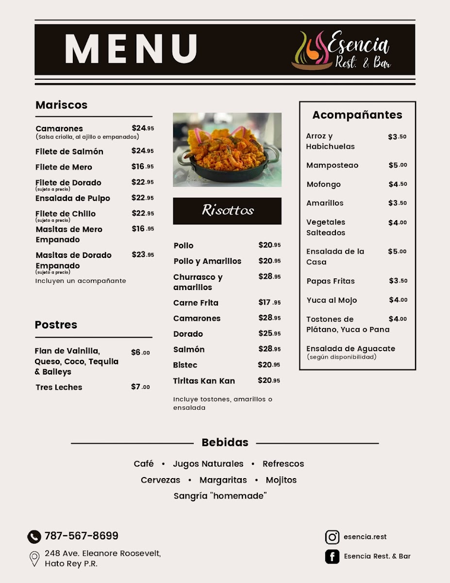 Menu Esencia Restaurante & Bar-3