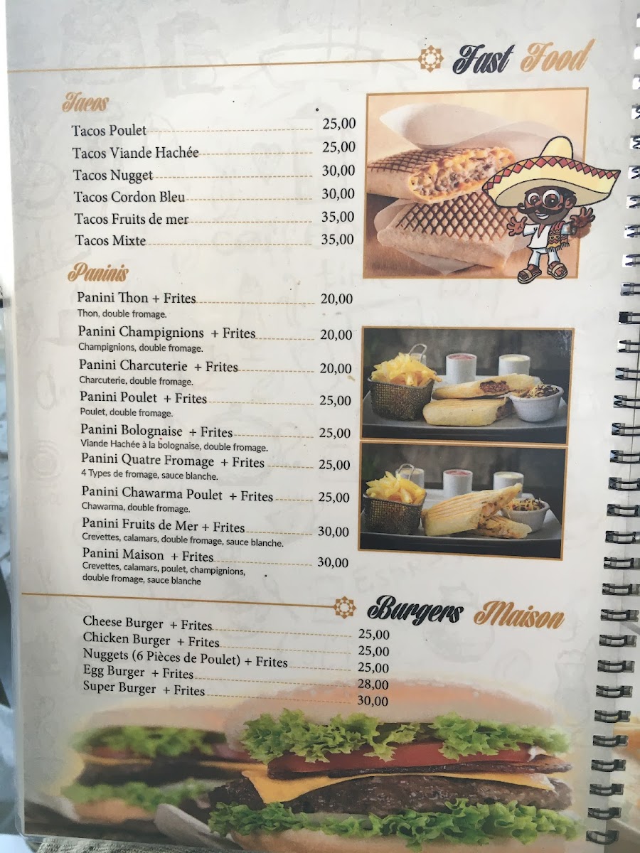 Menu Espace Palmier - Cafe - Pizzeria - Glacier-4