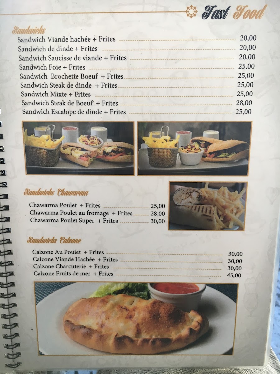 Menu Espace Palmier - Cafe - Pizzeria - Glacier-5