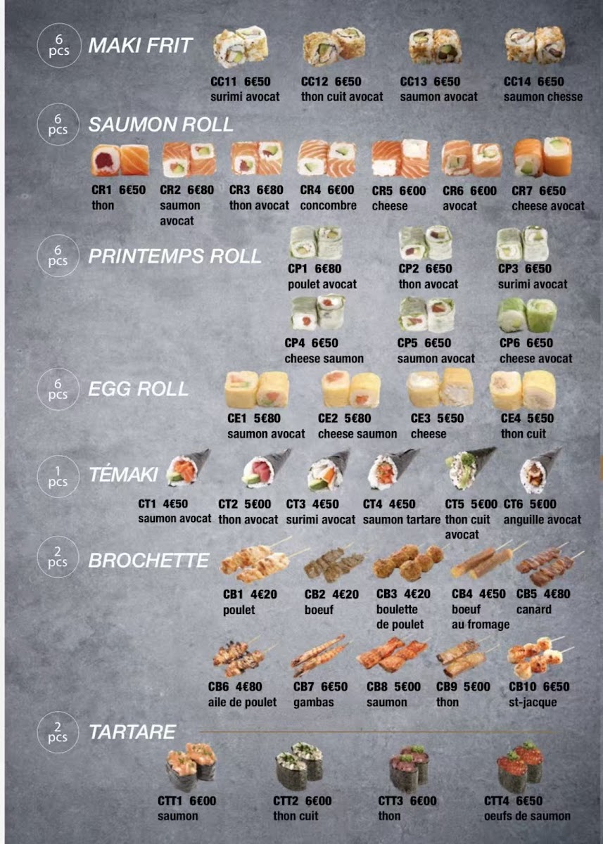 Menu Espace Sushi-1