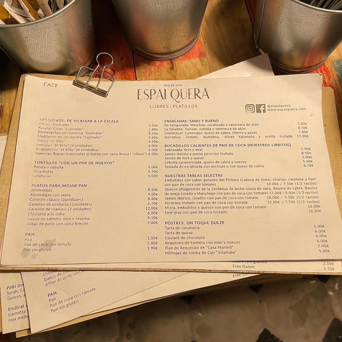 Menu Espai Quera-5