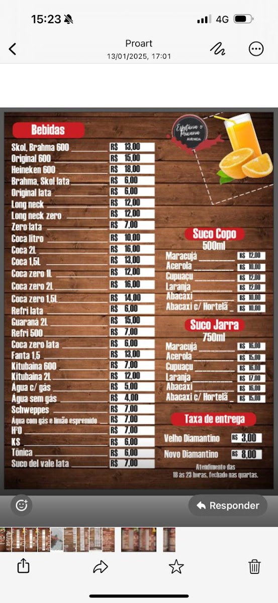 Menu Espetaria E Peixaria Avenida-1