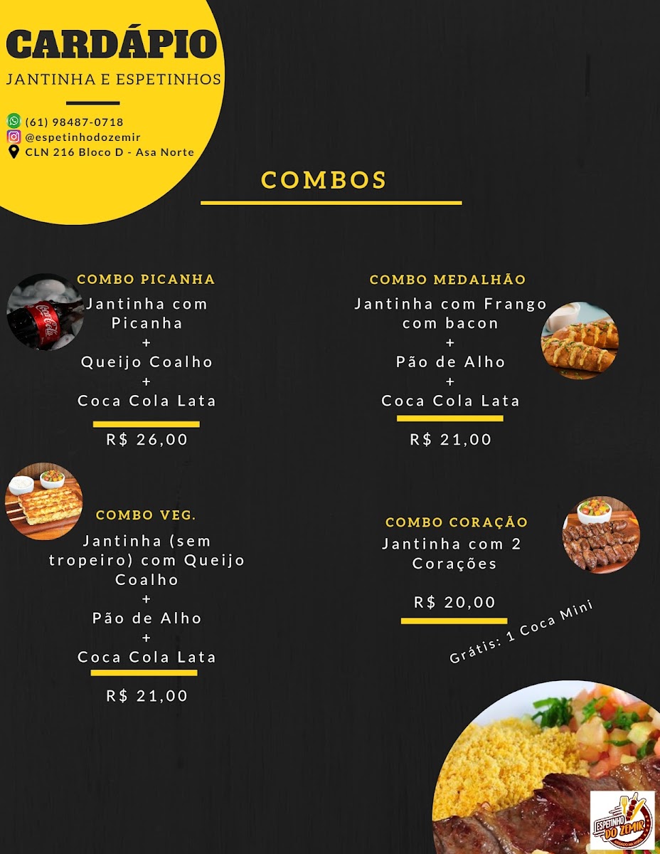 Menu Espetinho Do Zemir-2