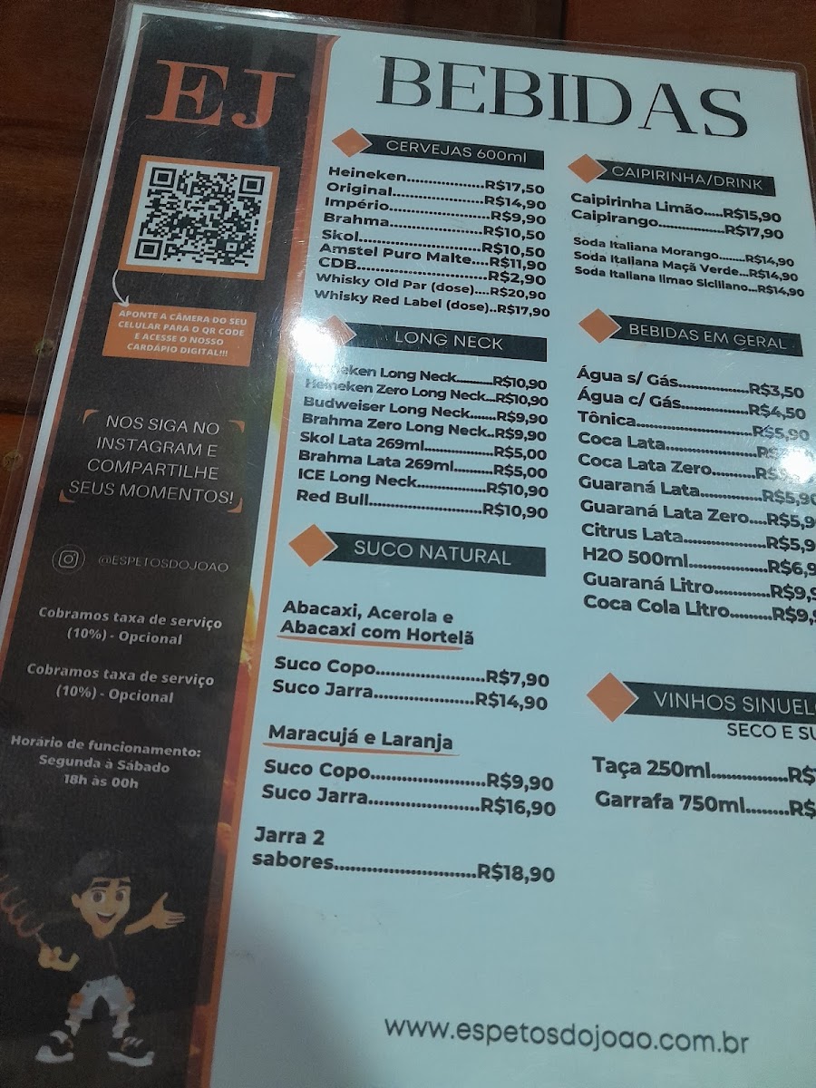 Menu Espetos Do João - Unidade Boa Esperança-3