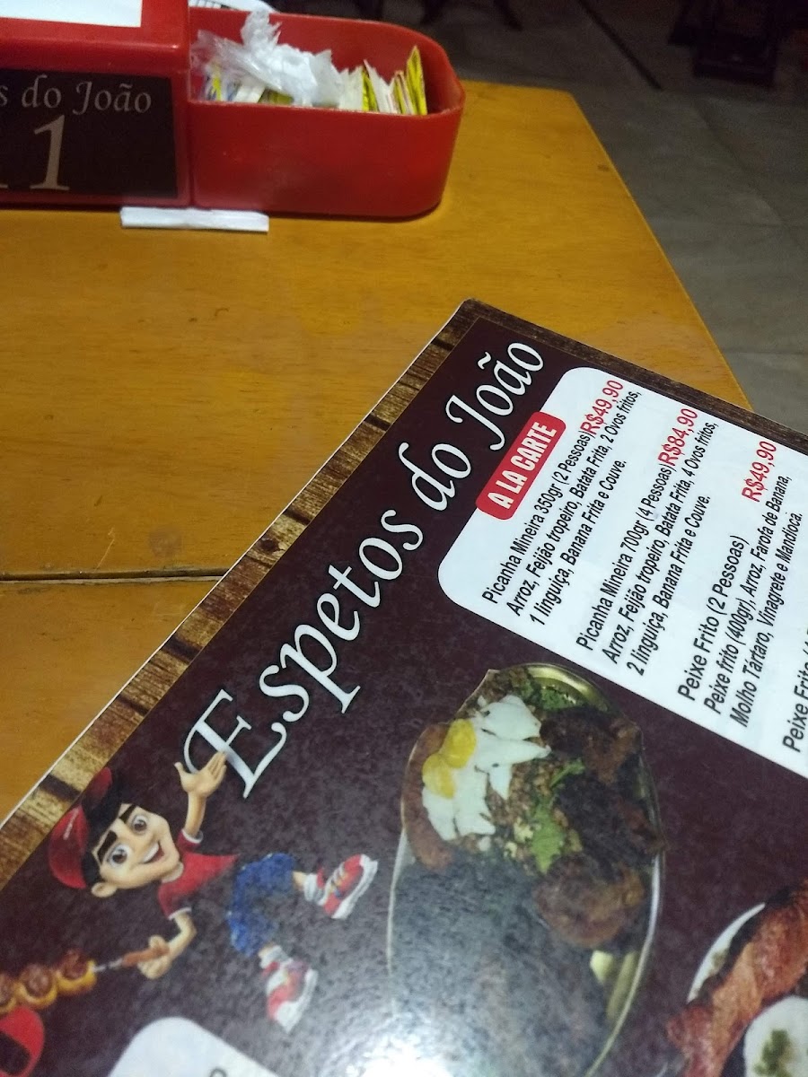 Menu Espetos Do João - Unidade Boa Esperança-7