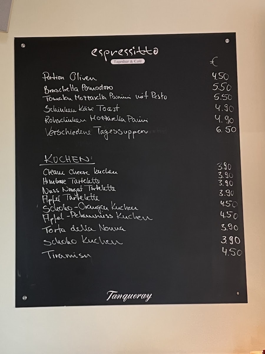 Menu Espressitto Cafe-2
