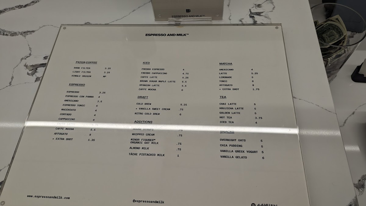 Menu Espresso And Milk-4