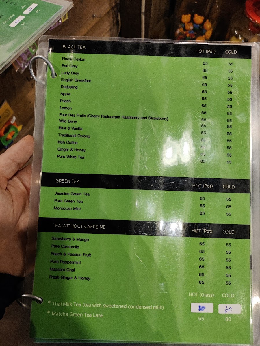 Menu Espresso Bar By Prathom 1-5