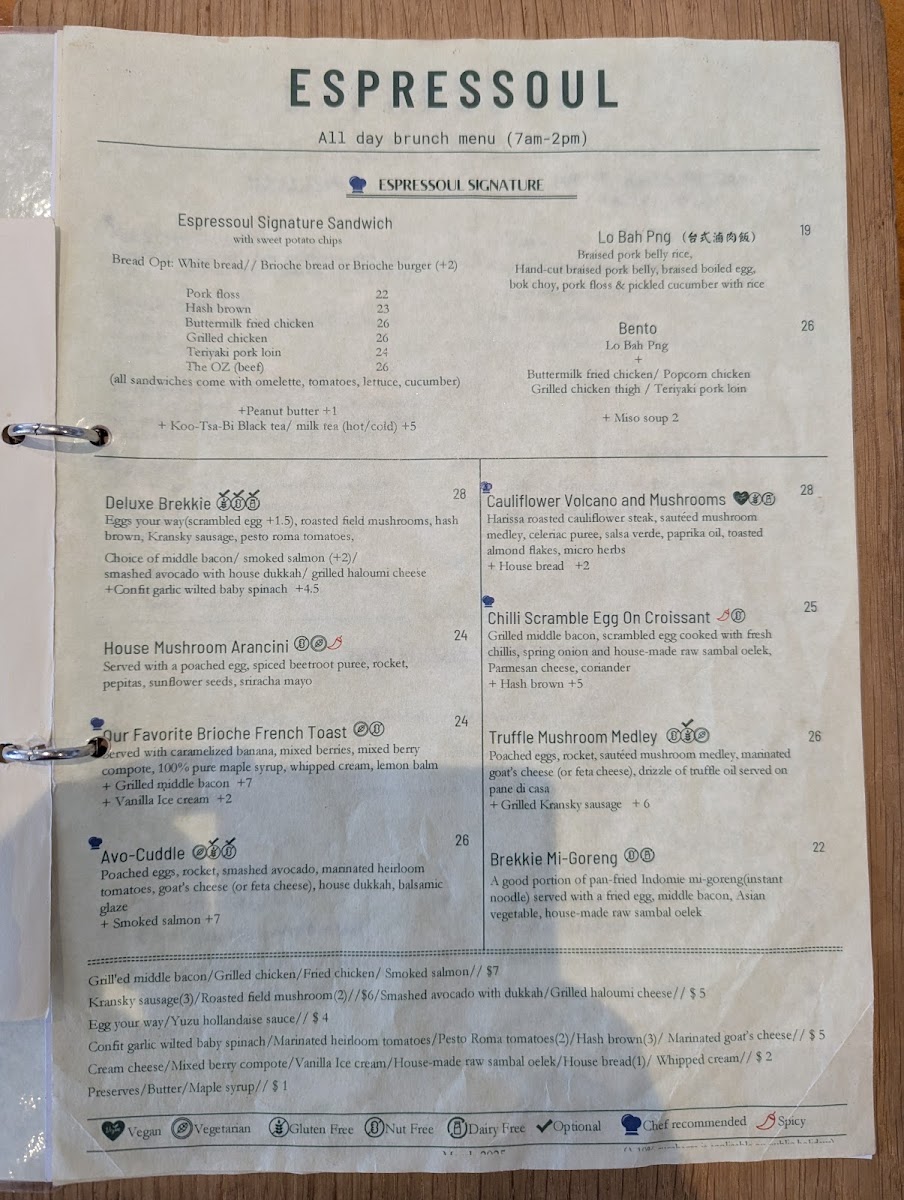 Menu Espressoul Coffee & Kitchen-10