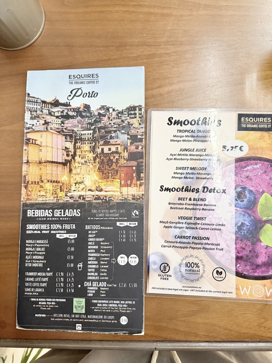 Menu Esquires Coffee Porto-8