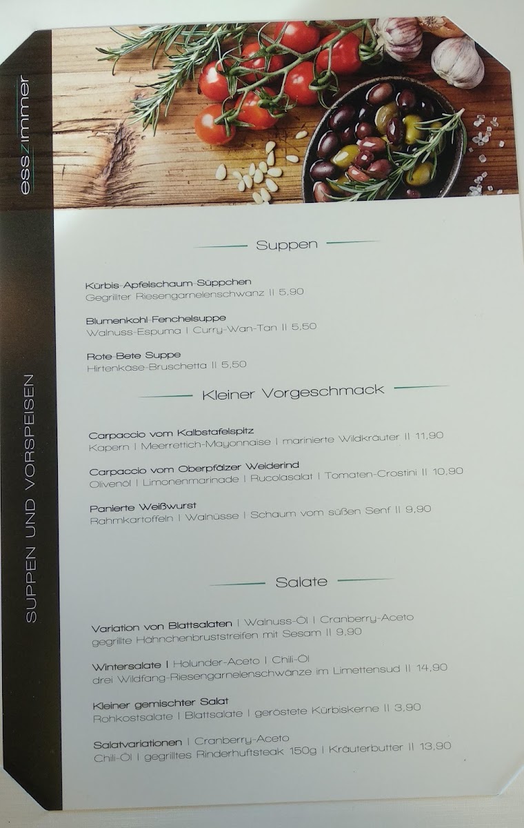 Menu Esszimmer Restaurant/café-6