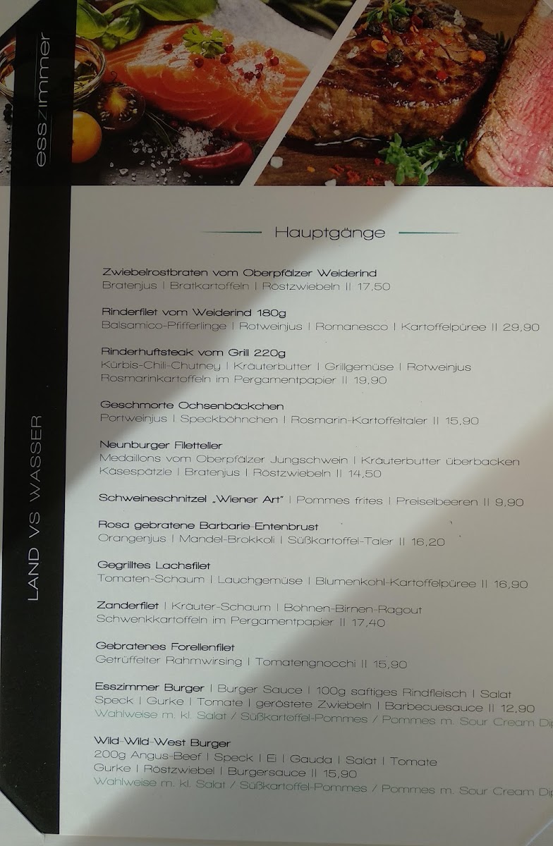 Menu Esszimmer Restaurant/café-8