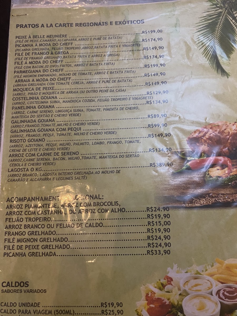 Menu Estação San Sarah-1