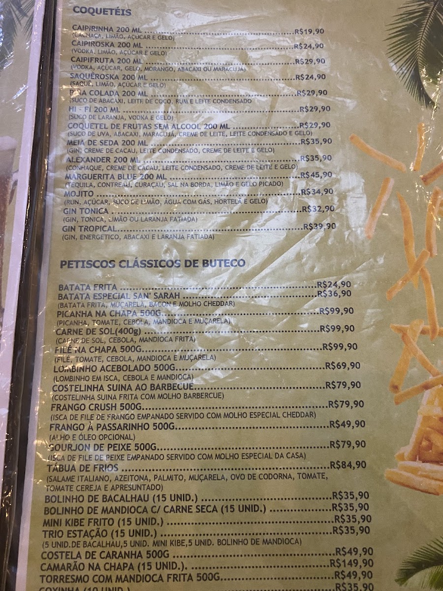 Menu Estação San Sarah-3