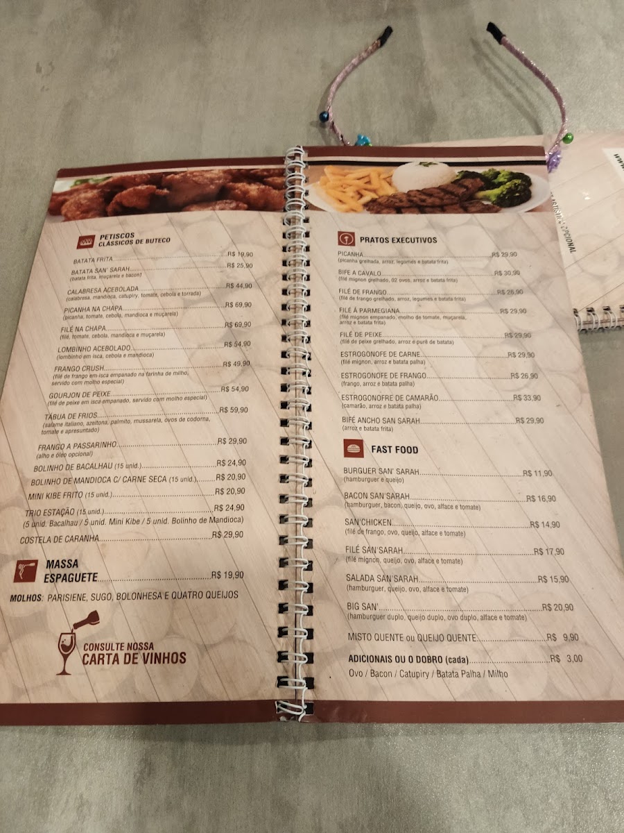 Menu Estação San Sarah-4