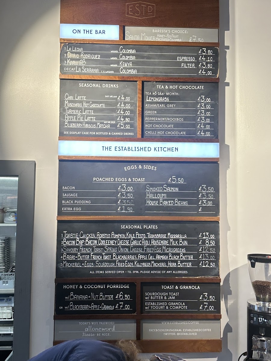 Menu Established Coffee-1