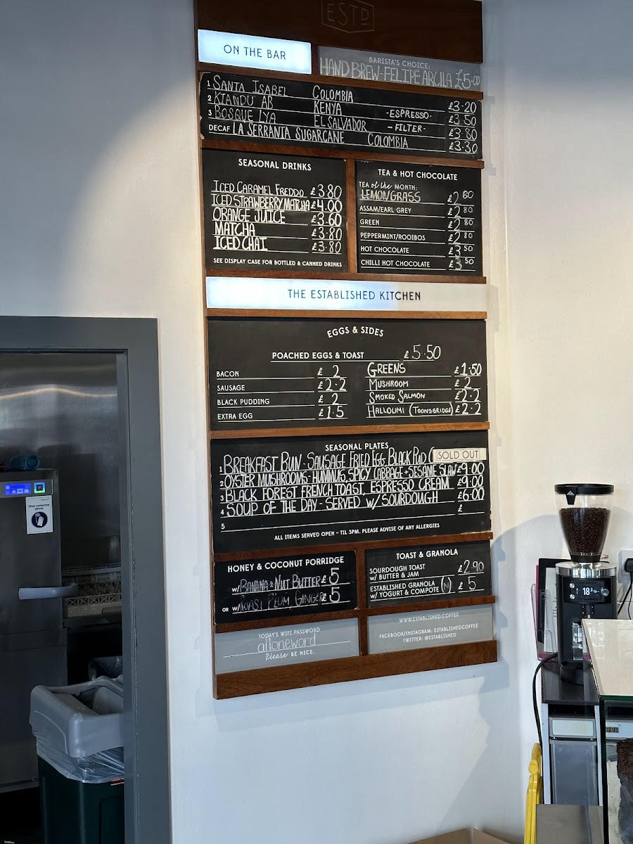 Menu Established Coffee-10