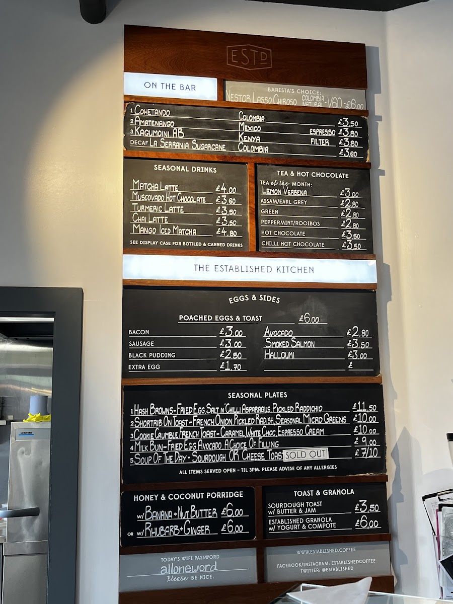 Menu Established Coffee-4