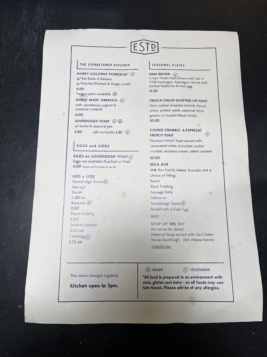 Menu Established Coffee-5