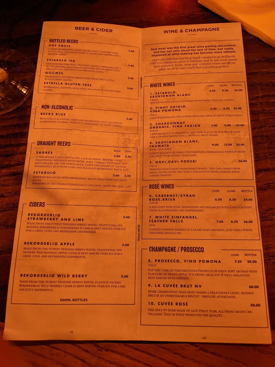 Menu Estabulo Rodizio Bar & Grill - Norwich-3