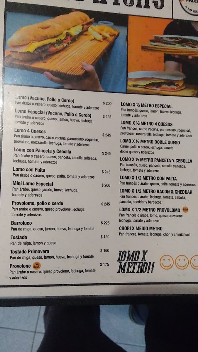 Menu Estación Palero Unimev-5