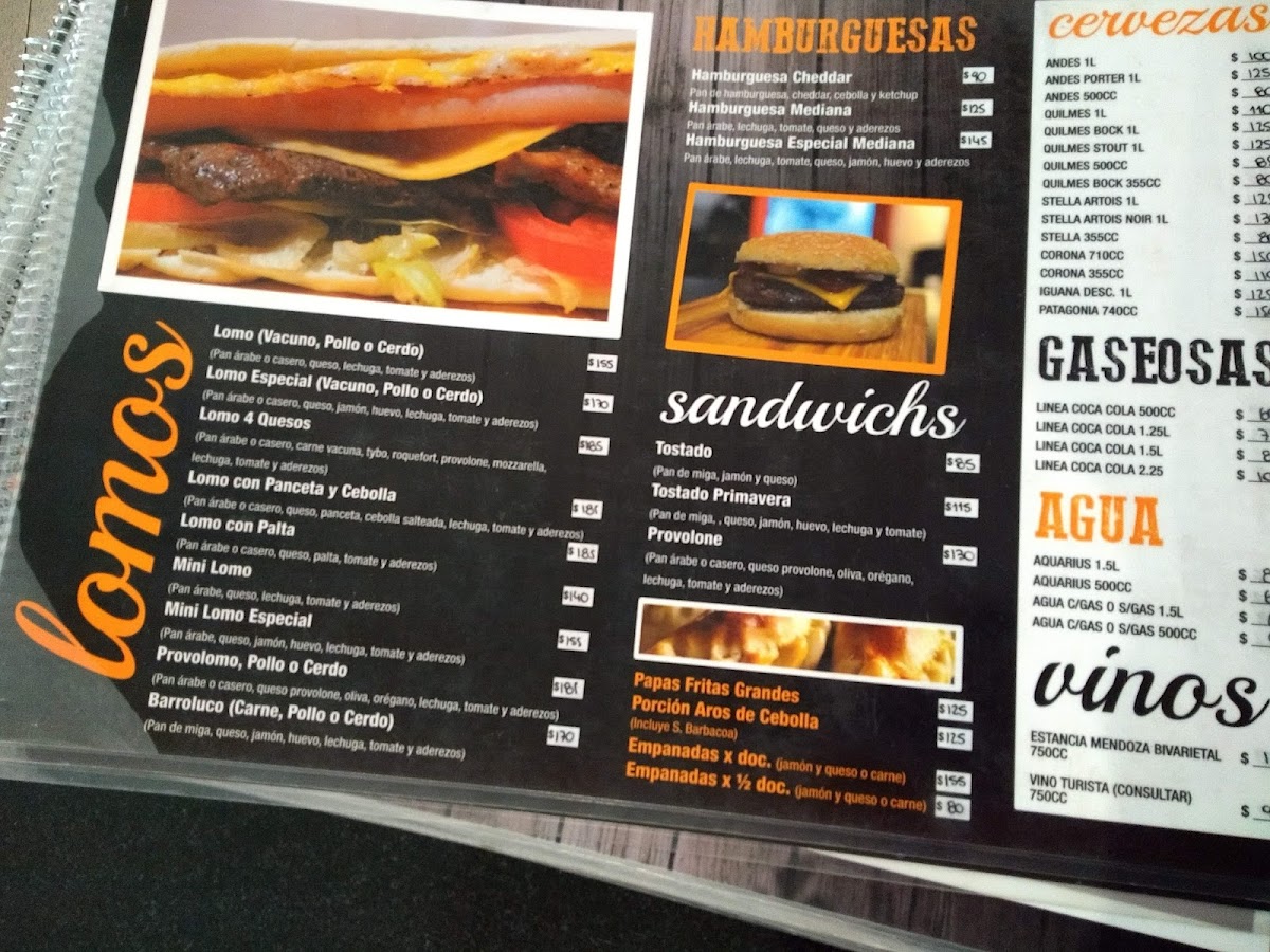 Menu Estación Palero Unimev-6
