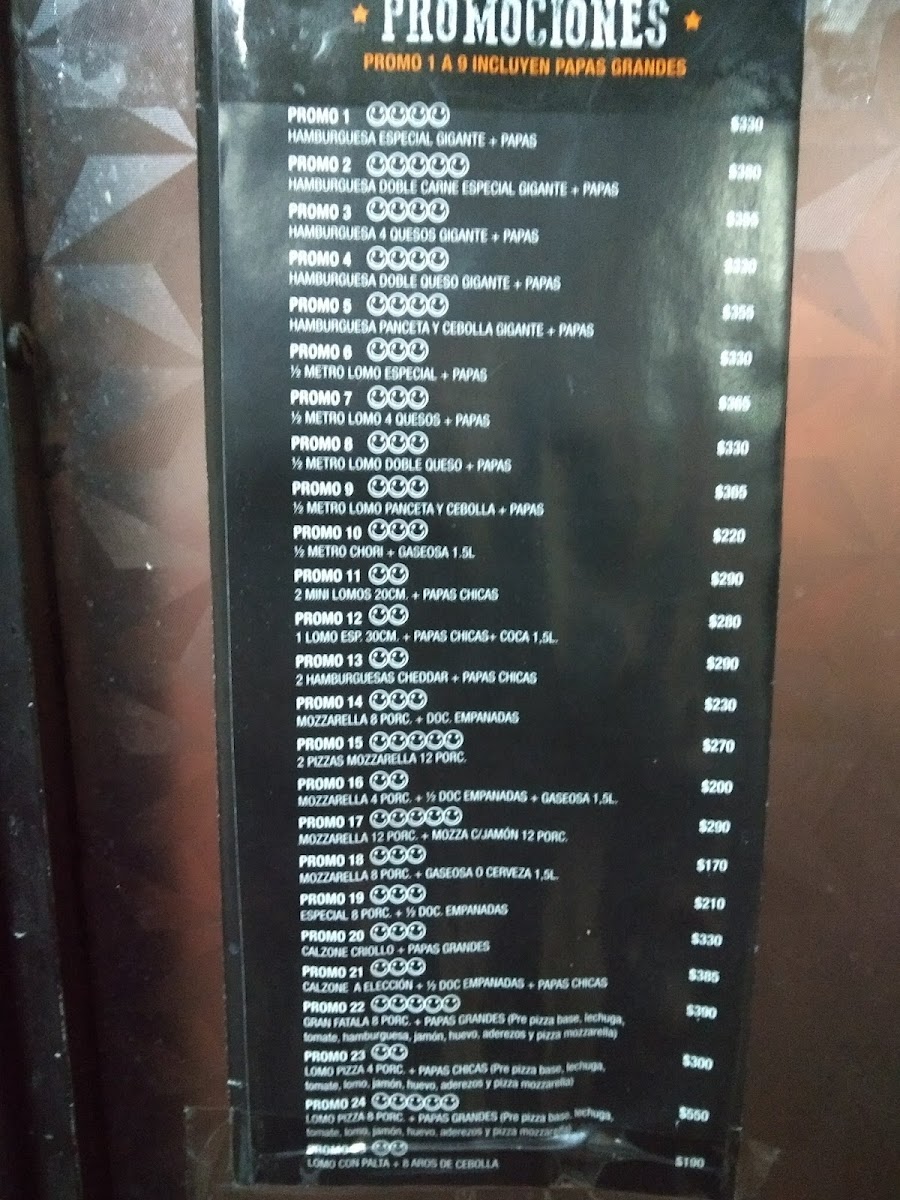 Menu Estación Palero Unimev-8