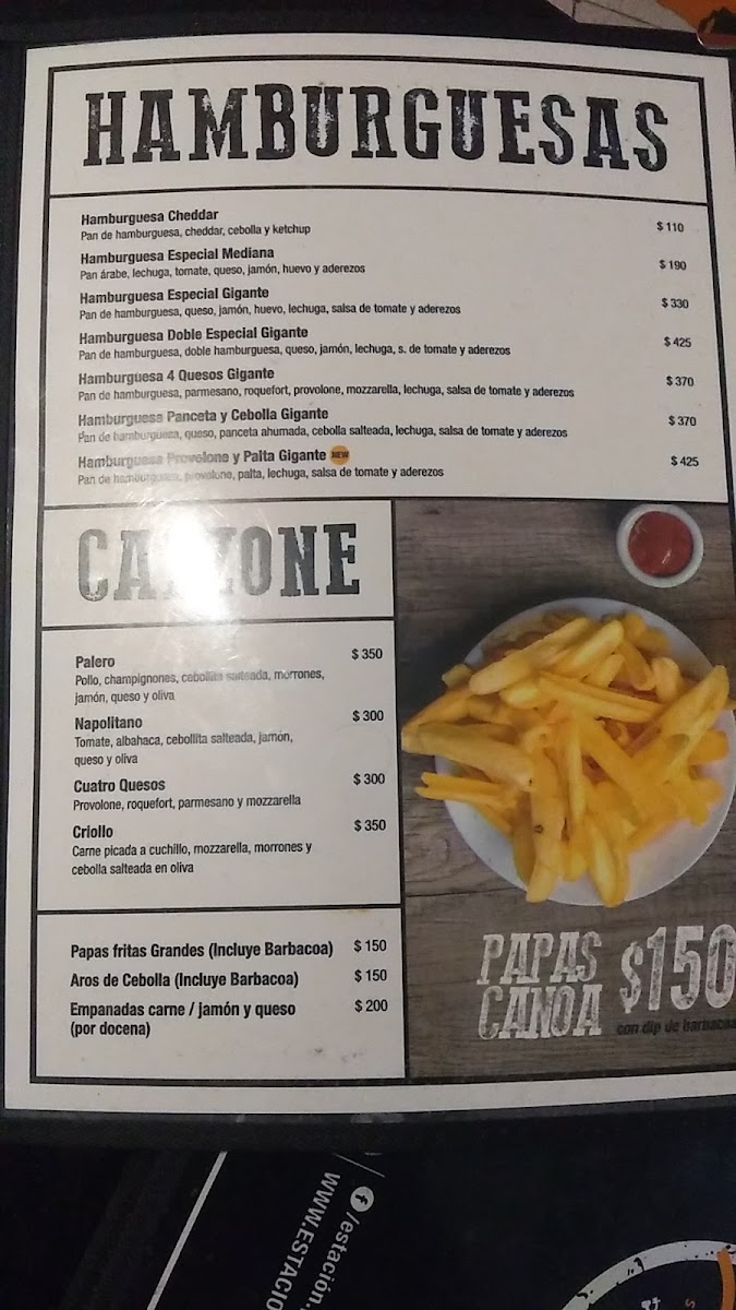 Menu Estación Palero Unimev-9