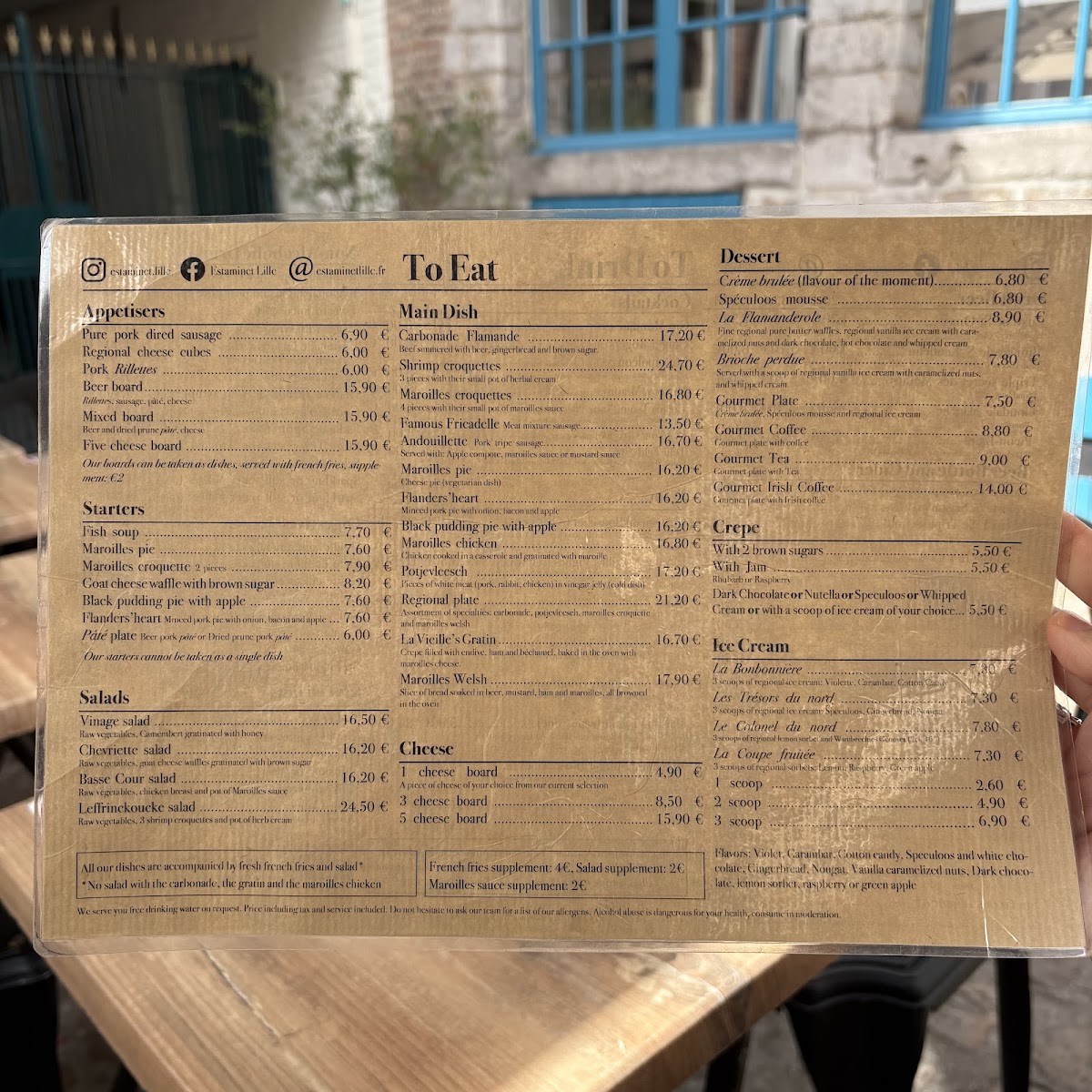 Menu Estaminet Au Vieux De La Vieille-6