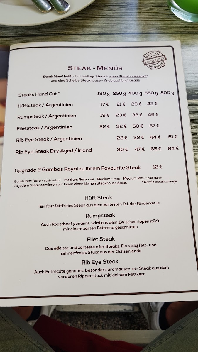 Menu Estancia Steakhouse Striesen-9