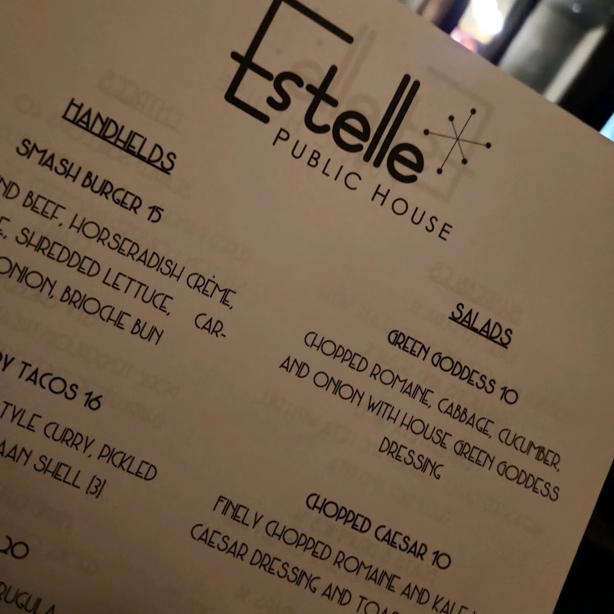 Menu Estelle Public House-10