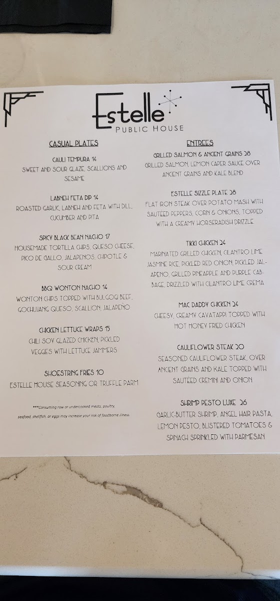 Menu Estelle Public House-3