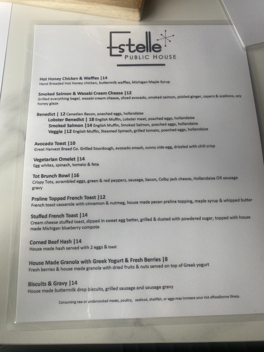 Menu Estelle Public House-8