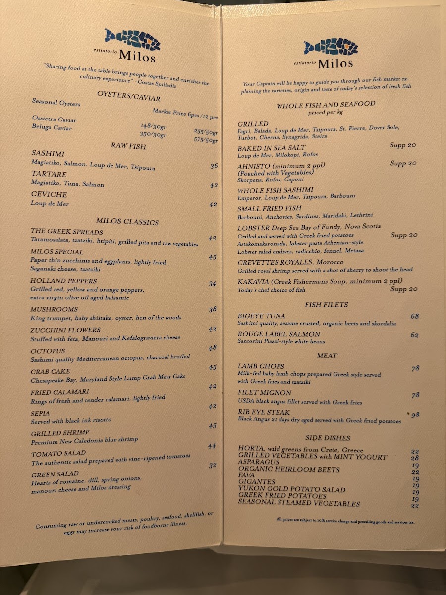 Menu Estiatorio Milos-6
