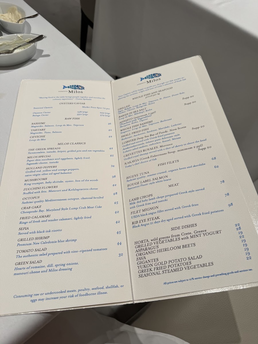 Menu Estiatorio Milos-8