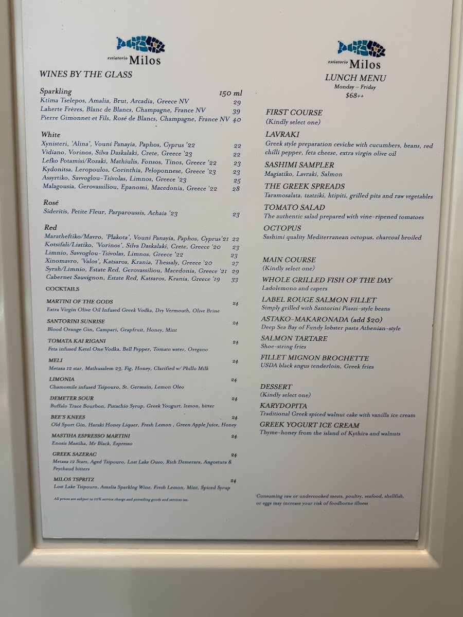 Menu Estiatorio Milos-9