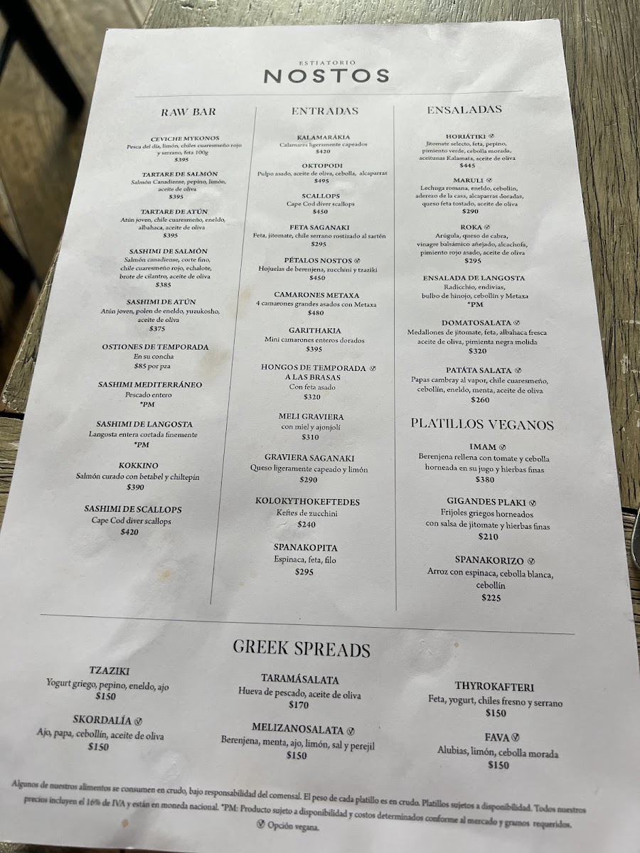 Menu Estiatorio Nostos (Lomas)-7