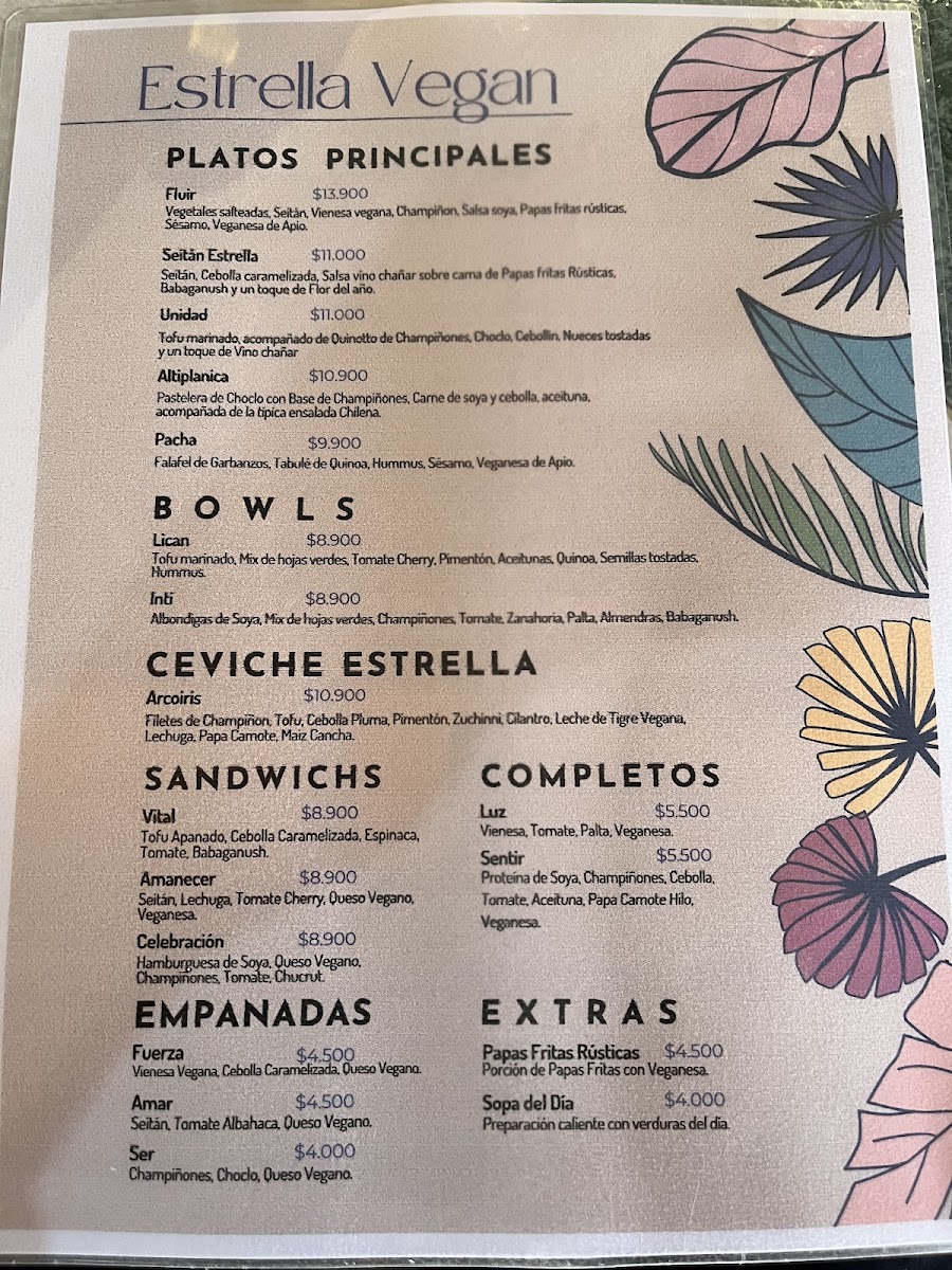 Menu Estrella Negra-1