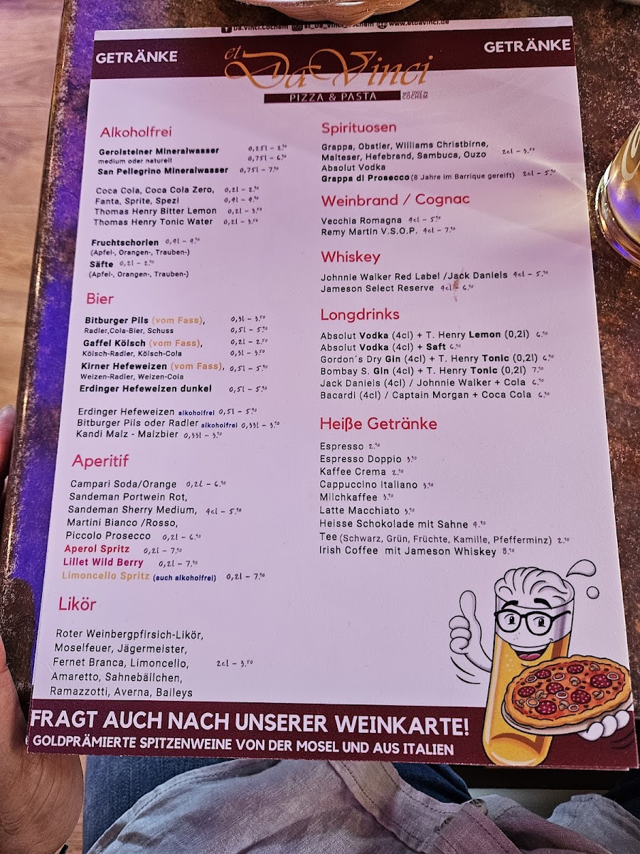 Menu Et Da Vinci Cochem-4