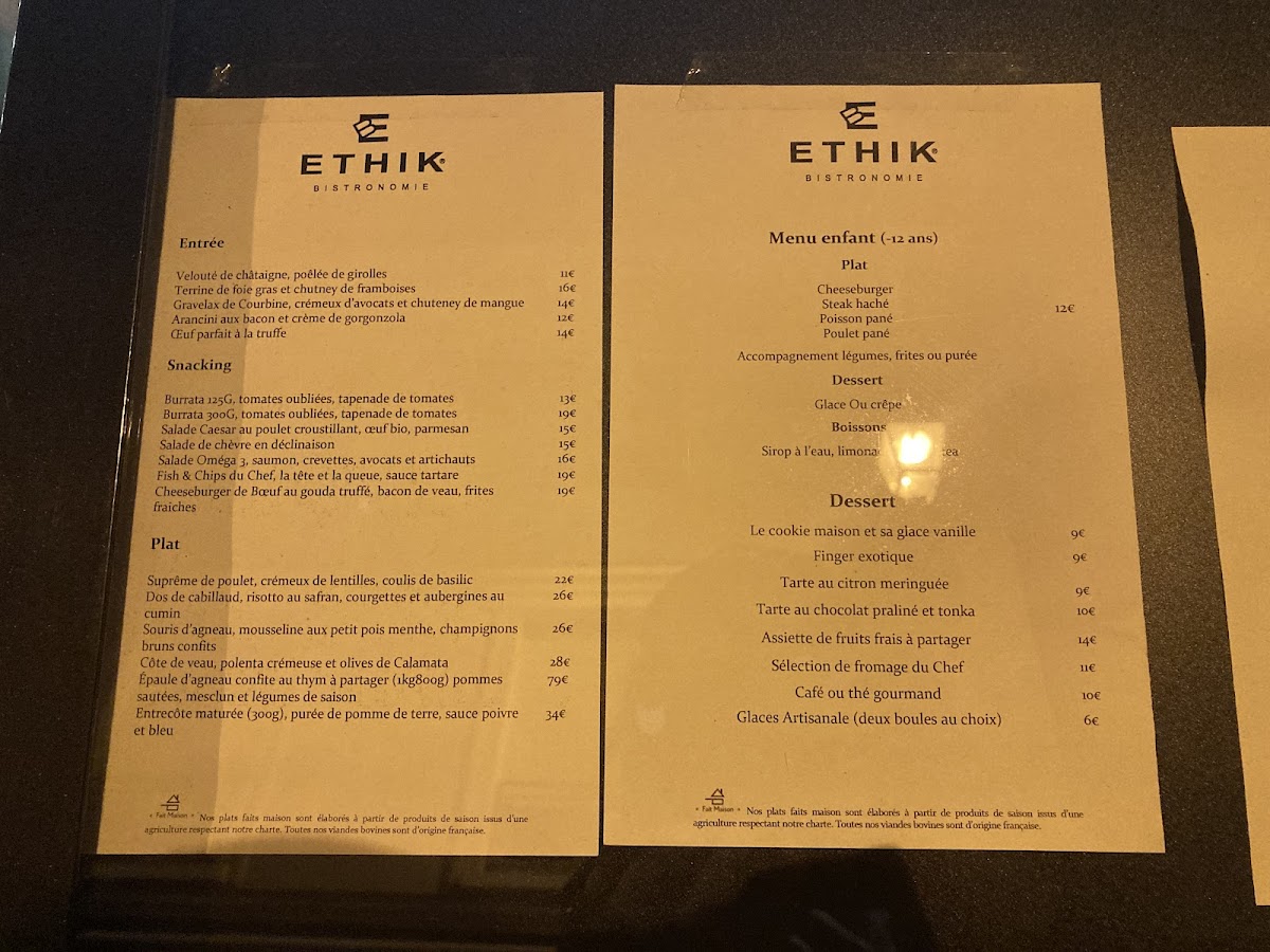 Menu Ethik Bistronomie-1
